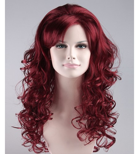 Silver Screen Sensation Red Adult Wig